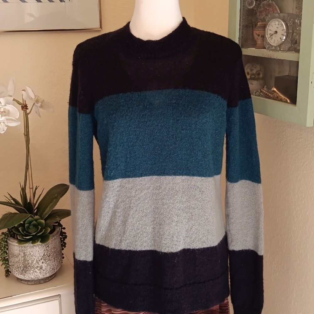 Just Female Glaze Knit Striped Sweater
